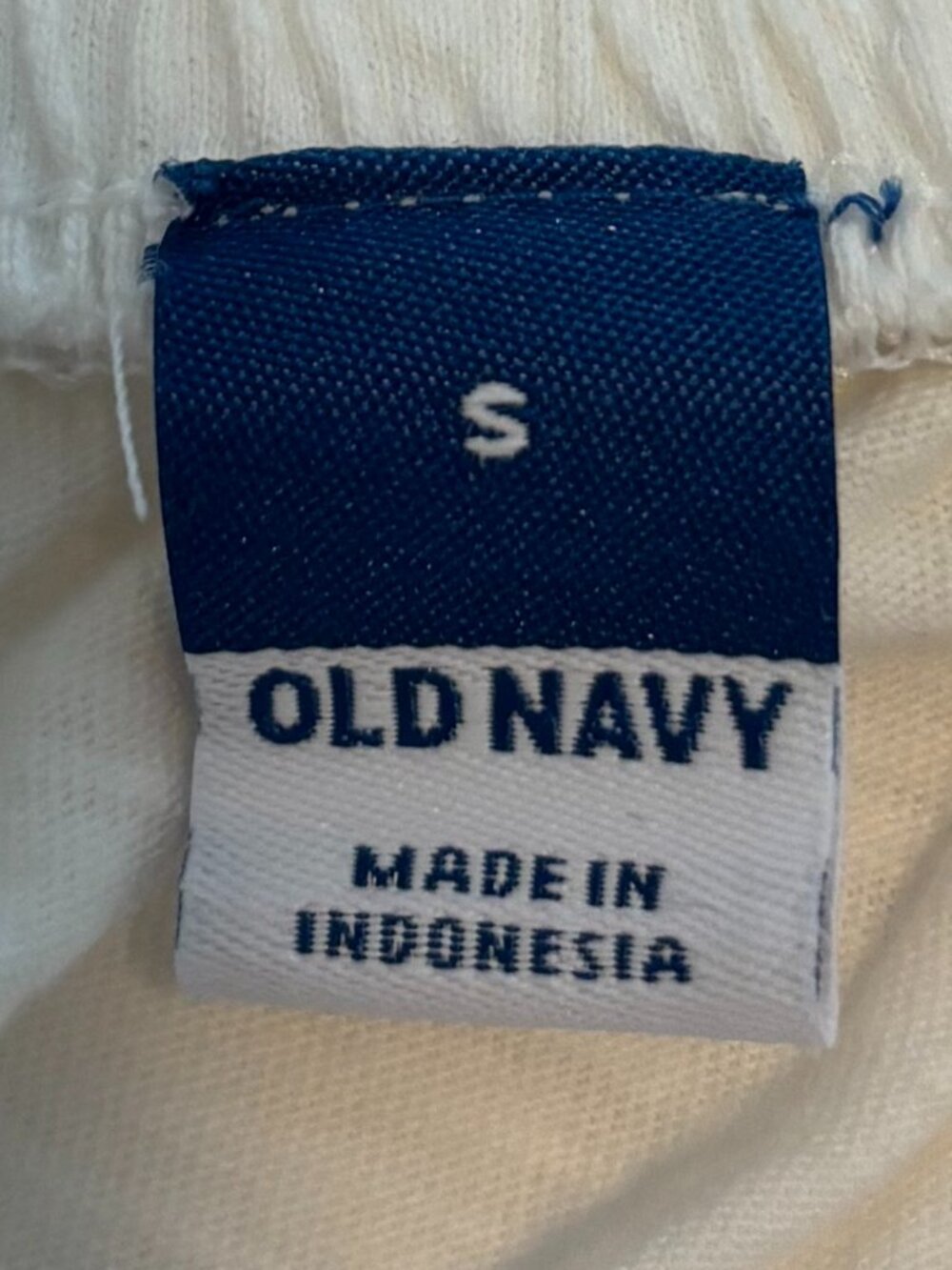 Old Navy Square-Neck Puff-Sleeve Top Size Small Color Sea Salt - Picture 8 of 8